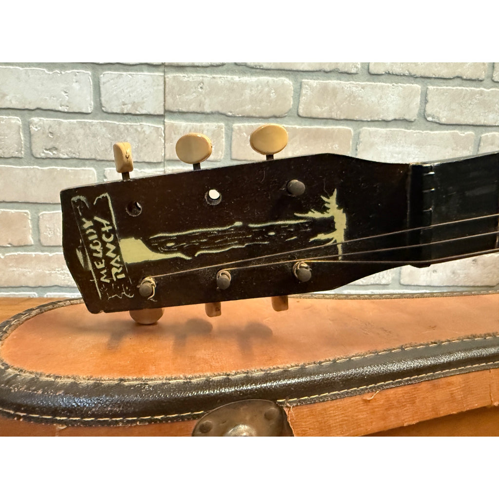 Vintage Gene Autry 1943 Melody Ranch Cowboy Parlor Youth Guitar For parts