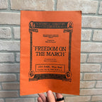 Vintage 1938 West Bend Wisconsin Freedom March Booklet Abraham Lincoln