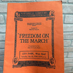 Vintage 1938 West Bend Wisconsin Freedom March Booklet Abraham Lincoln