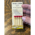 Vintage Matchbook Advertising - The Star Plumbing and Heating Co. - Fond Du Lac, Wis.