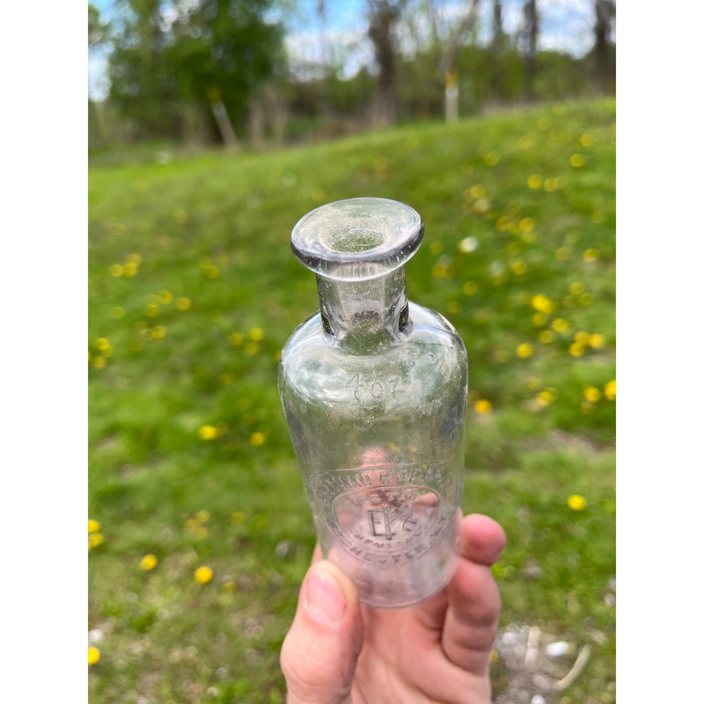 Antique 1900s Eastman Kodak Co. Tested Chemicals Rochester NY bottle antique Camera