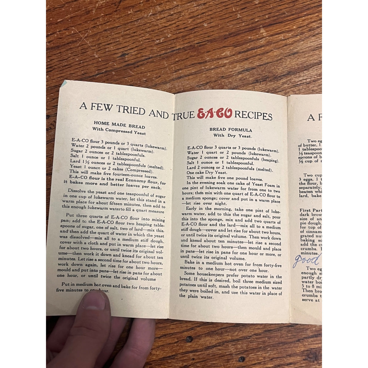 E-A-Co Flour Everett Aughenbaugh & Co Waseca Minnesota Advertising Recipes