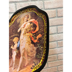 Vintage Leinenkugel's Brewing Co. tray with Woman and Cherub