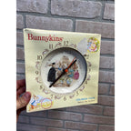 Royal Doulton Whimsical 1988 The Bunnykins Teaching 8" Fine Bone China Clock
