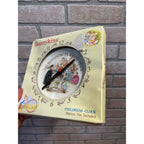 Royal Doulton Whimsical 1988 The Bunnykins Teaching 8" Fine Bone China Clock