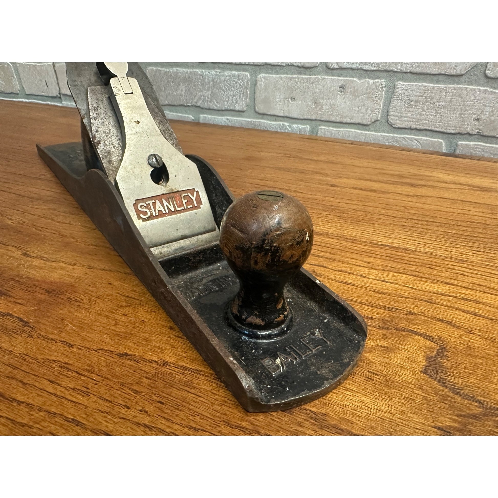 Vintage STANLEY BAILEY No. 6 Woodworking Plane Smooth Bottom Type 15 (1931-1932) Tool