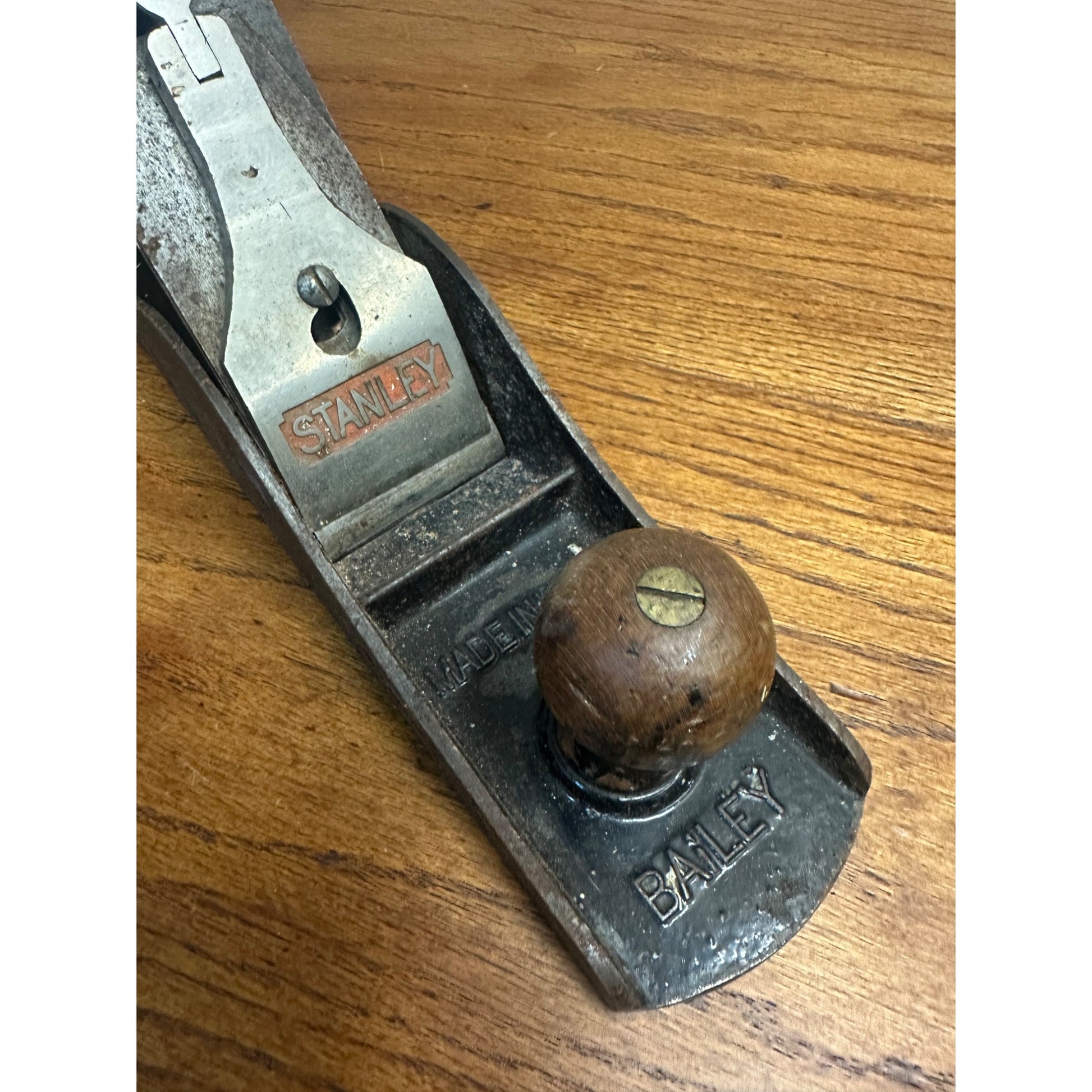 Vintage STANLEY BAILEY No. 6 Woodworking Plane Smooth Bottom Type 15 (1931-1932) Tool