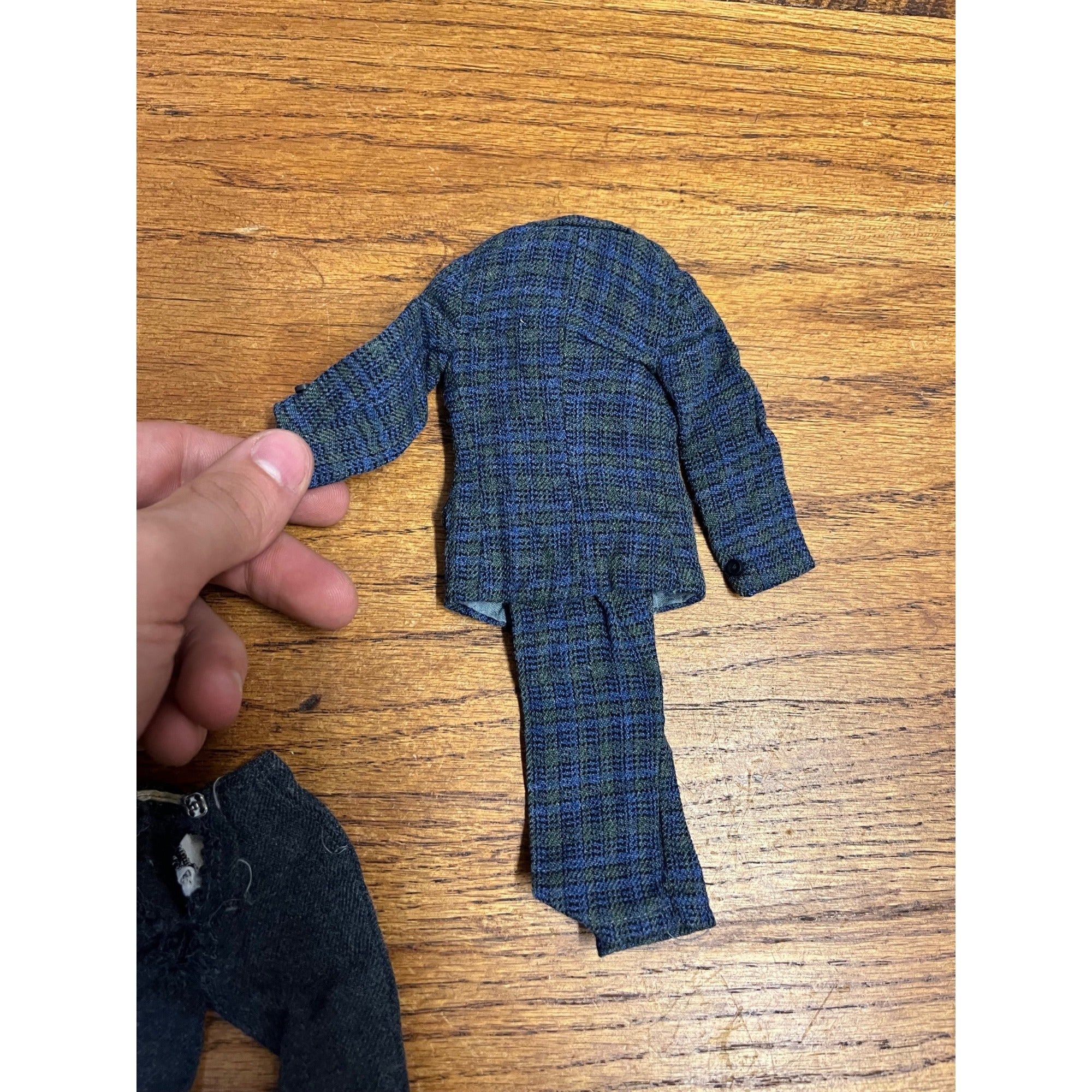 Vintage 1960s Tammy Doll Family Dad 2 Button Suit, Car Coat , Bermuda Shorts