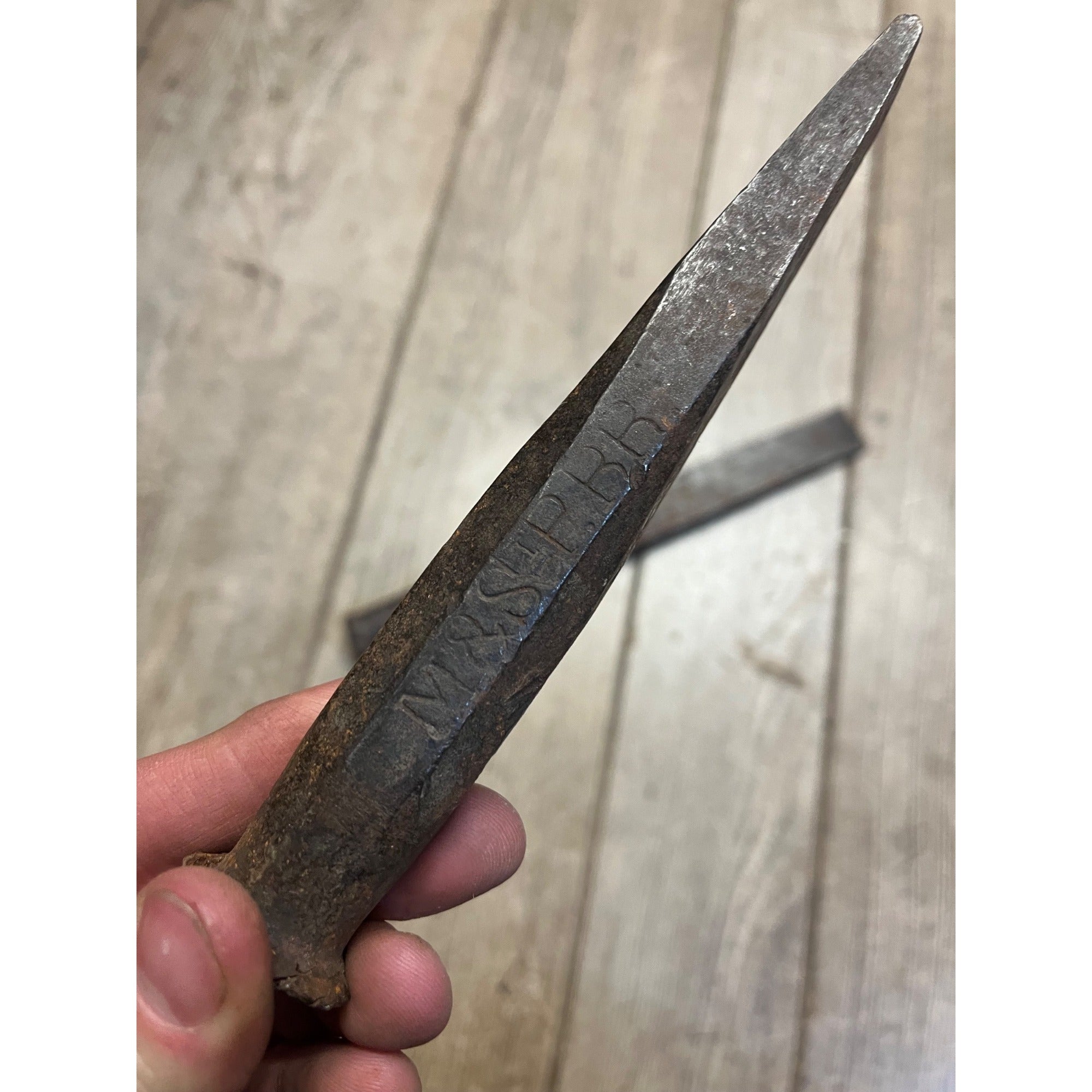 Vintage Railroad Chisel Tools (2) ~ Chicago Milwaukee & St. Paul Railway CMSTPRR
