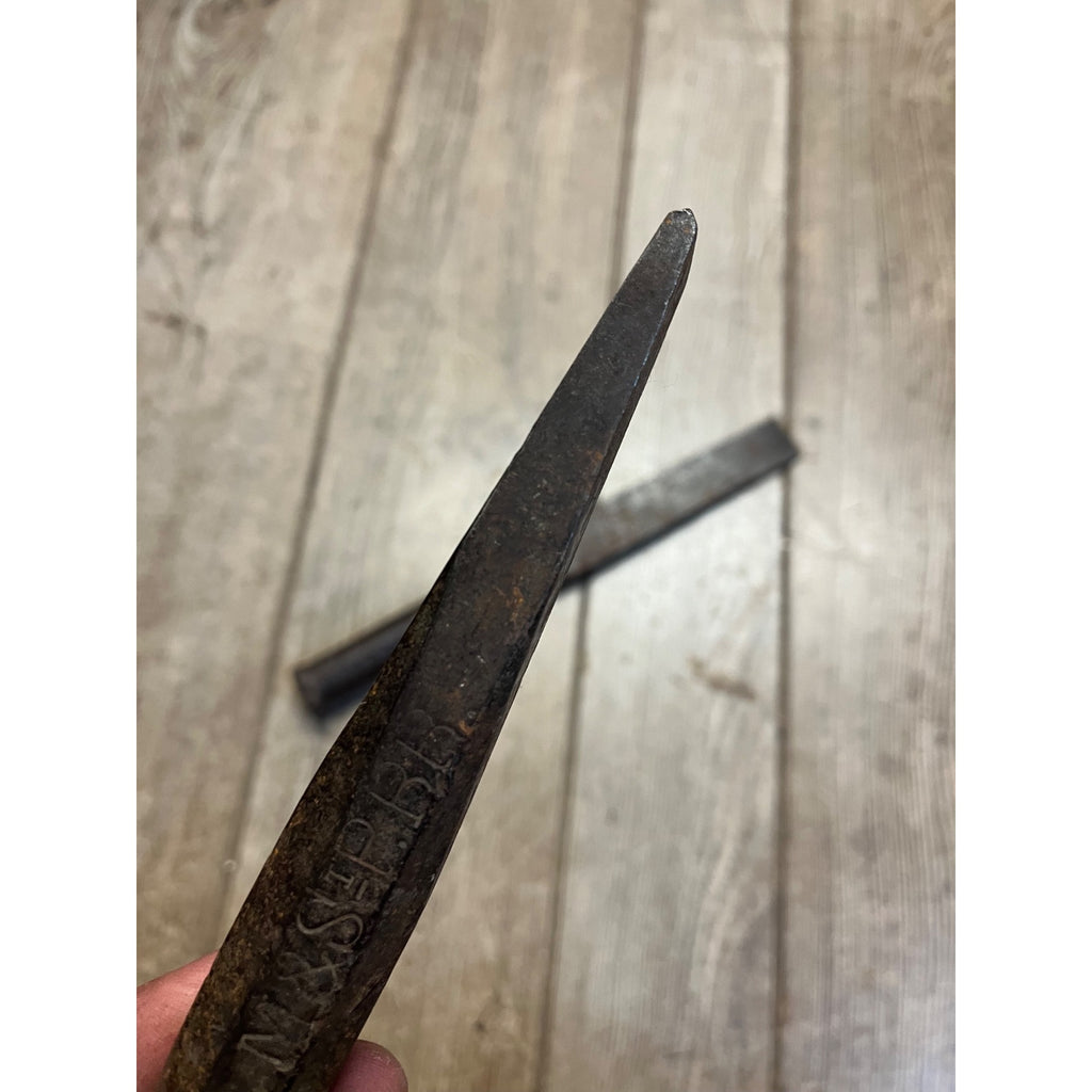 Vintage Railroad Chisel Tools (2) ~ Chicago Milwaukee & St. Paul Railway CMSTPRR