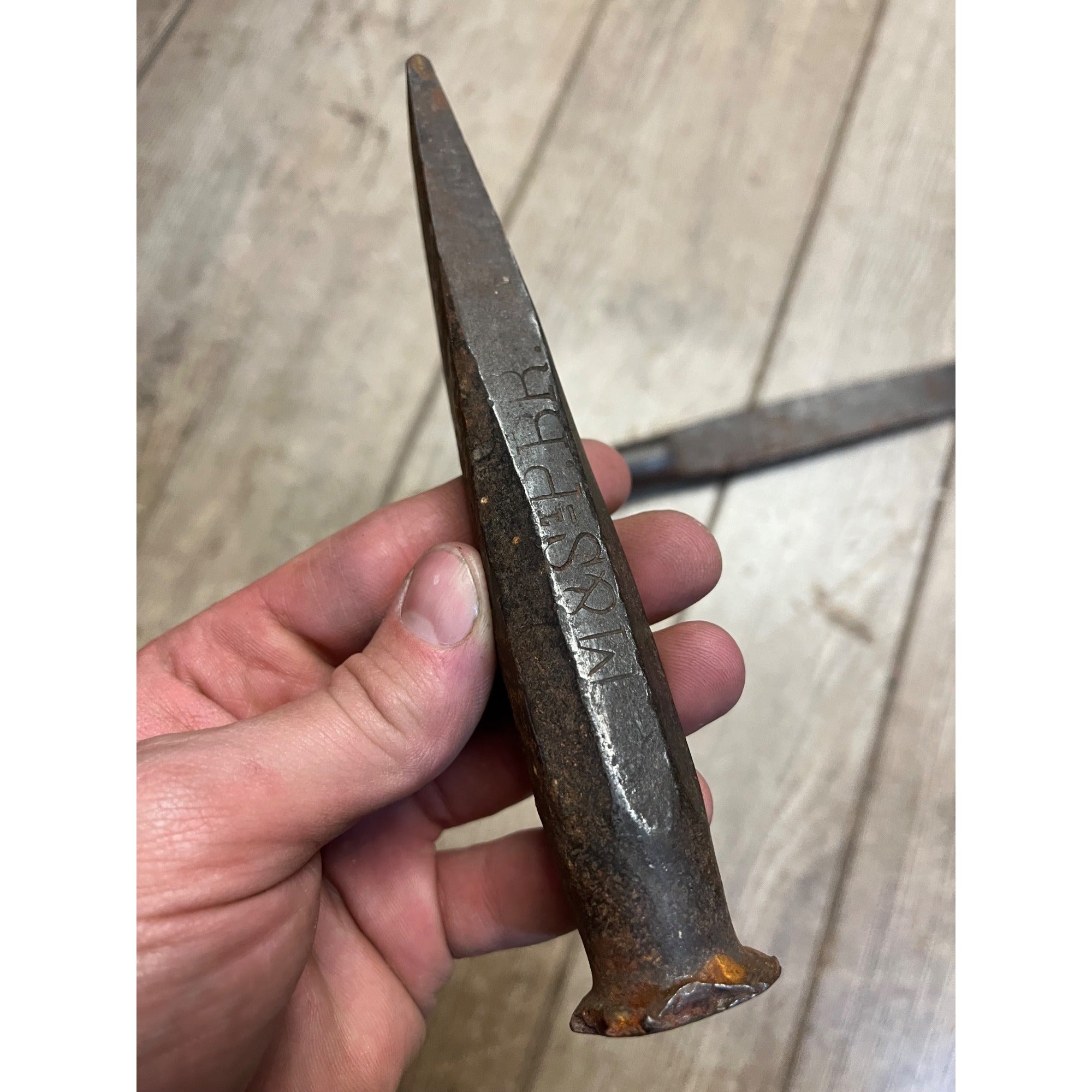Vintage Railroad Chisel Tools (2) ~ Chicago Milwaukee & St. Paul Railway CMSTPRR