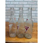 Lot of 3 Red ACL Win's Beverages Milwaukee Wis Soda Bottles