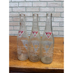 Lot of 3 Red ACL Win's Beverages Milwaukee Wis Soda Bottles