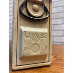 Vintage WWII 30 Cal Ammo Box Chest US Flaming Bomb Early T4E1 Armored Vehicle