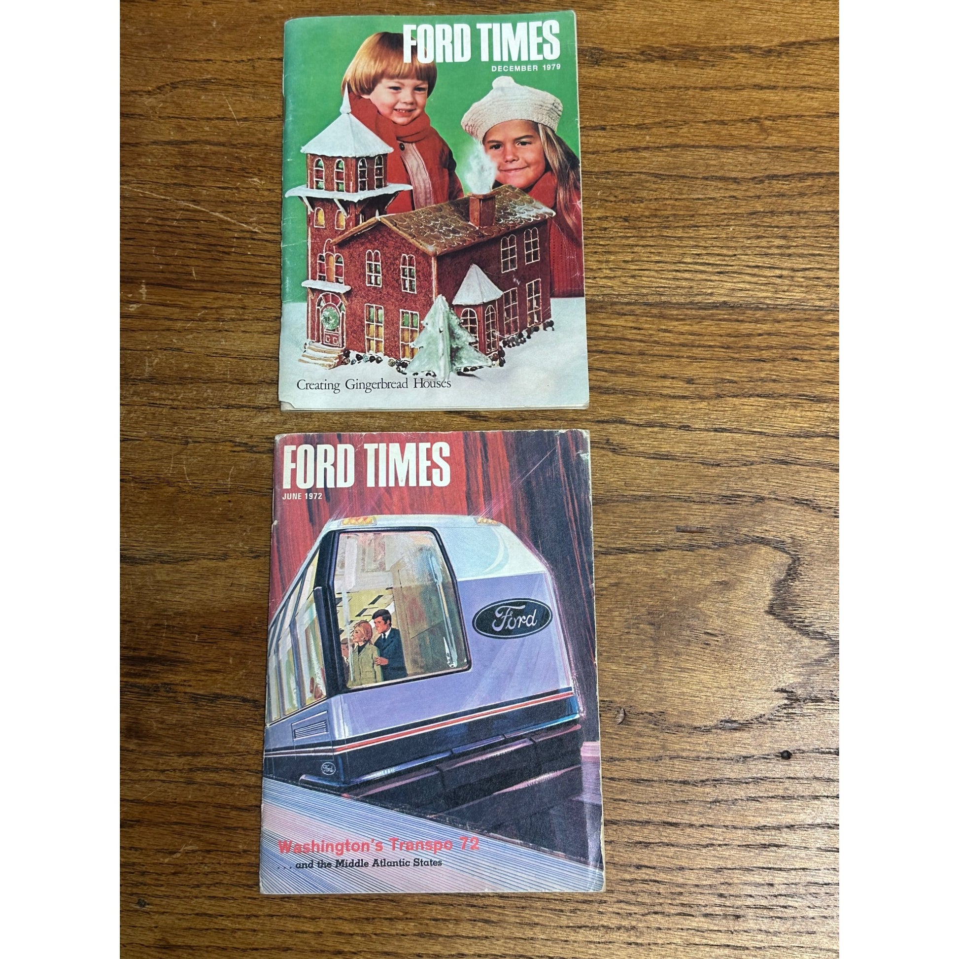 Vintage Ford Times Ford Motor Company Magazine December 1979 + June 1972