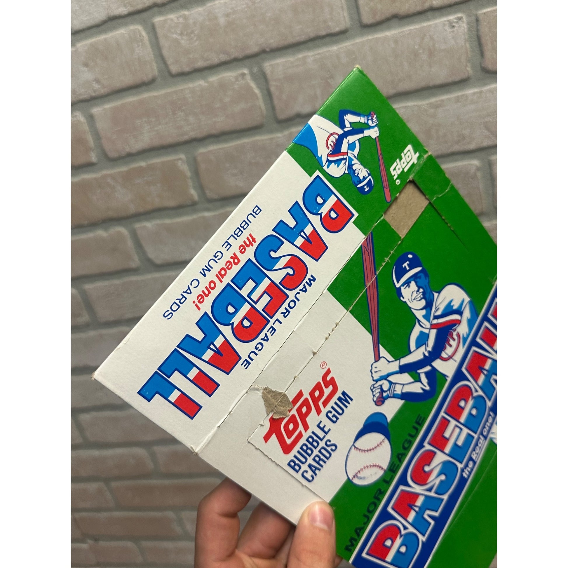 1987 Topps Baseball 24-Pack Cello Box - EMPTY Display Box Only - No Cards