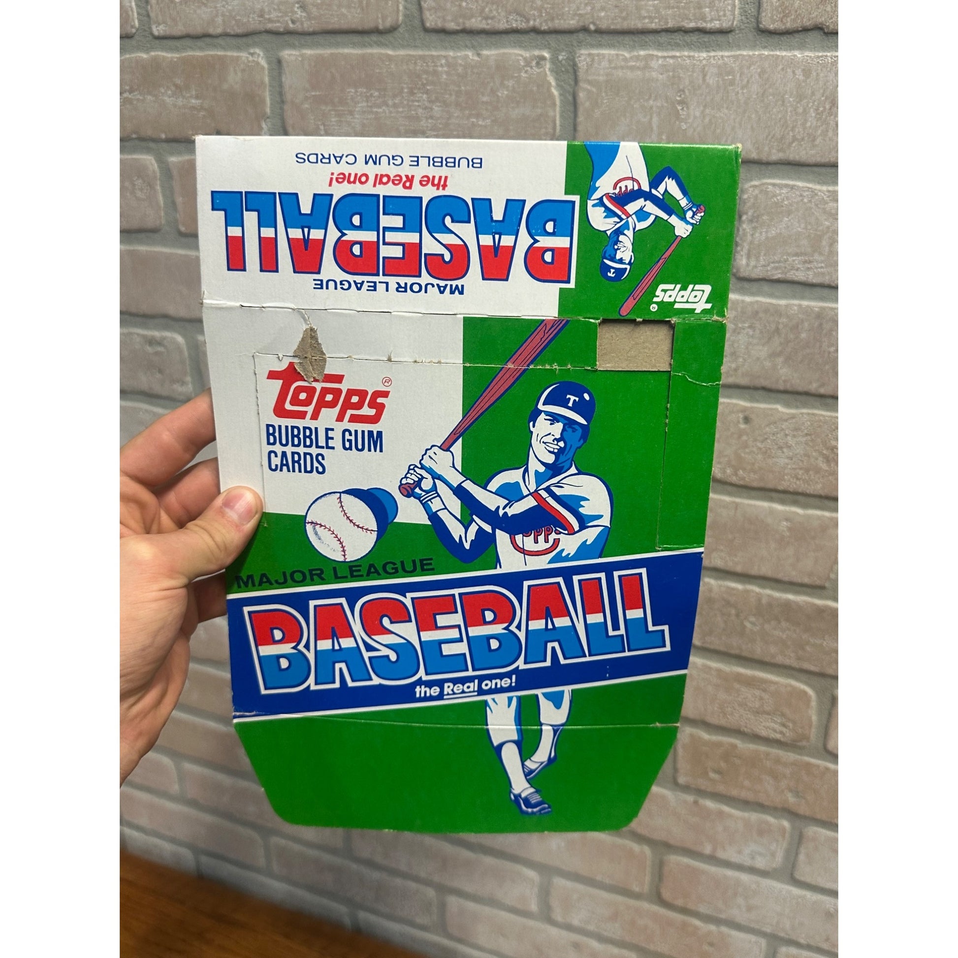 1987 Topps Baseball 24-Pack Cello Box - EMPTY Display Box Only - No Cards