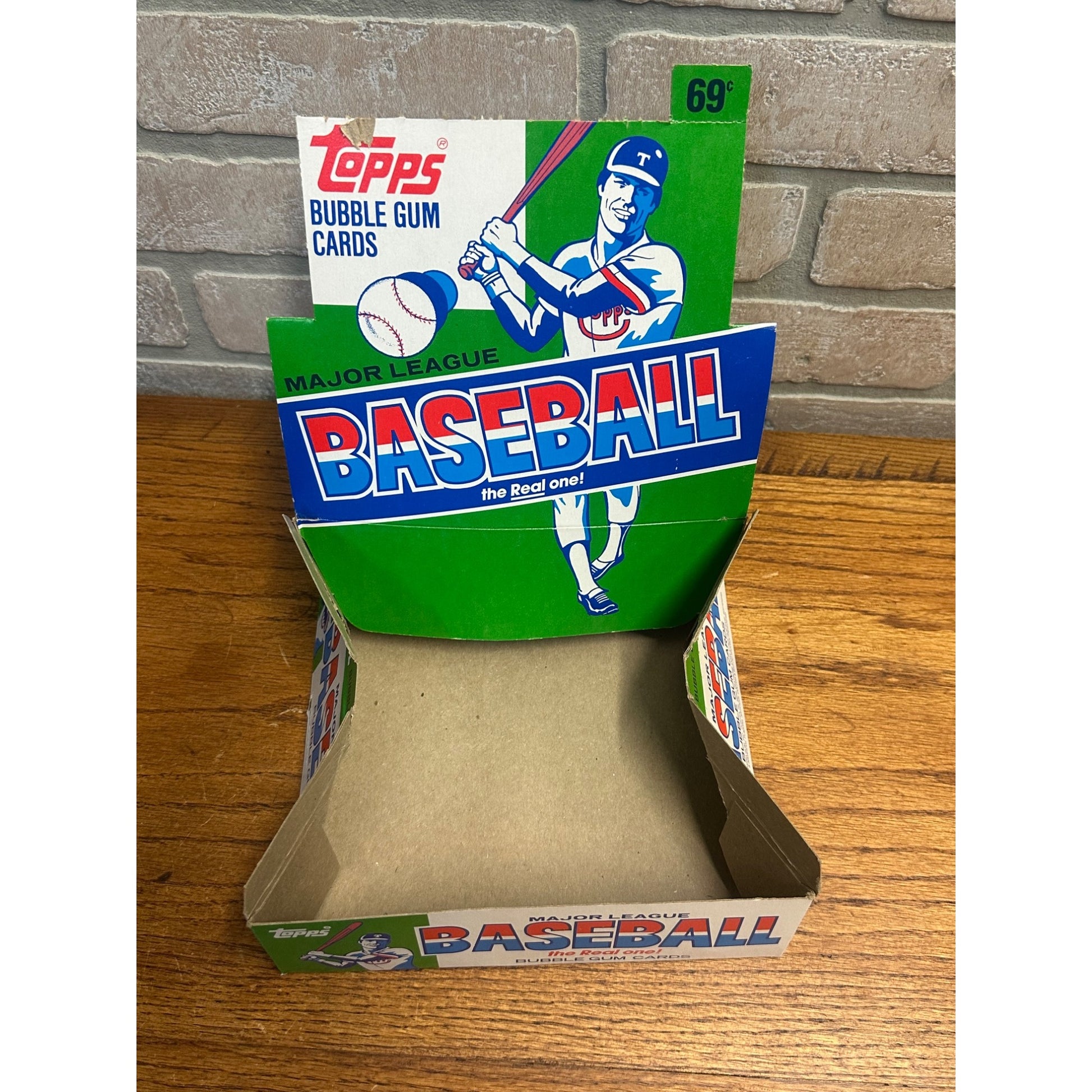 1987 Topps Baseball 24-Pack Cello Box - EMPTY Display Box Only - No Cards
