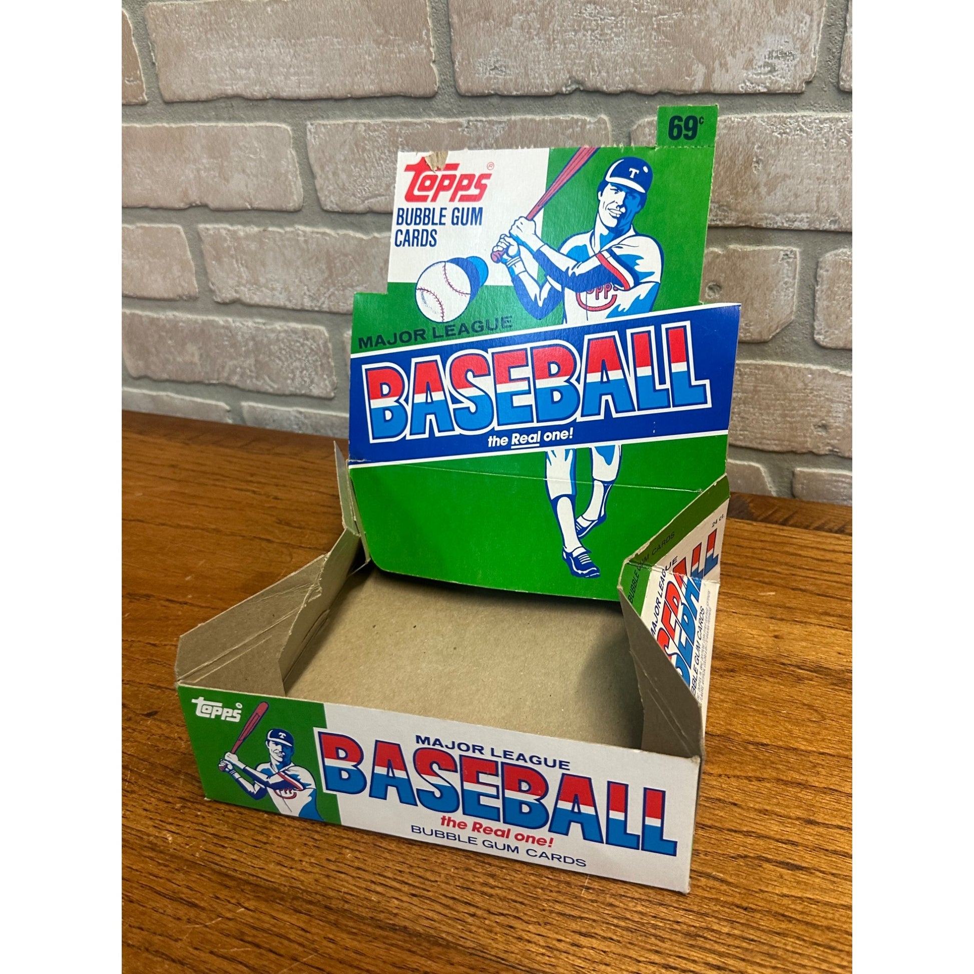 1987 Topps Baseball 24-Pack Cello Box - EMPTY Display Box Only - No Cards