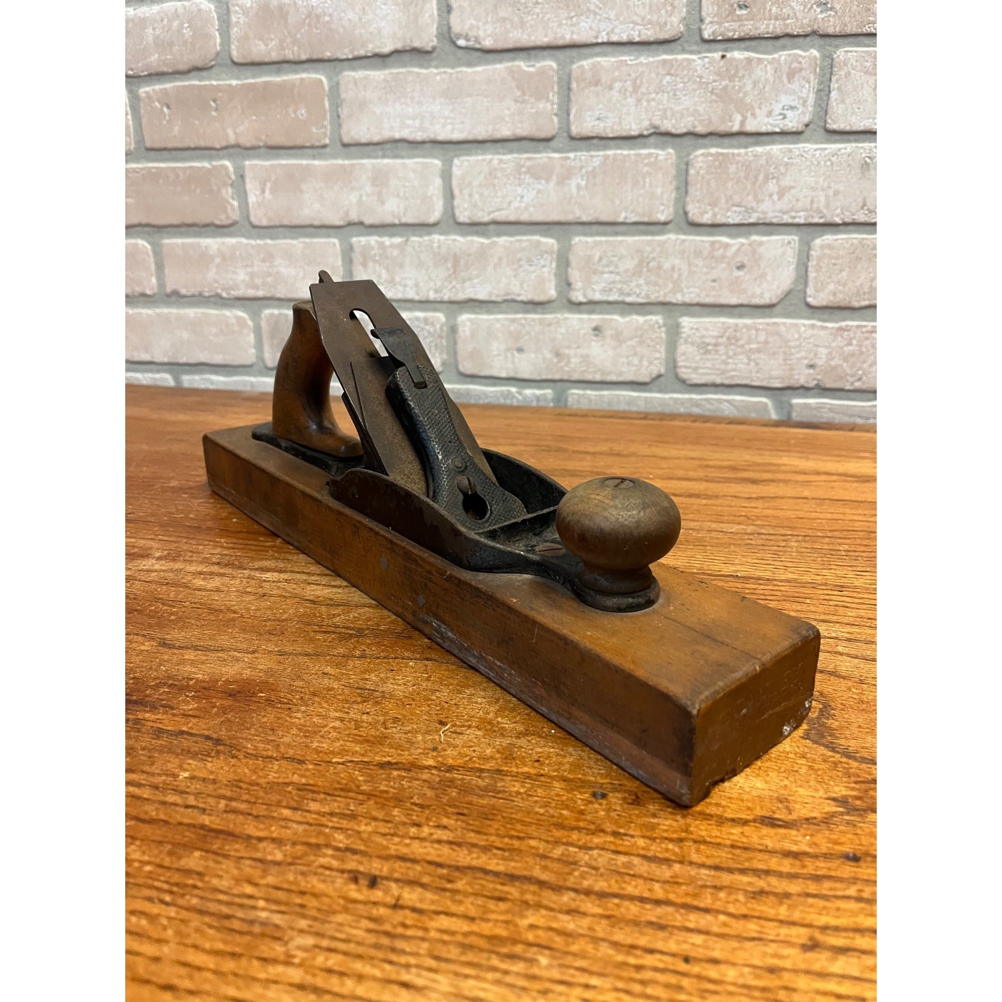 Stanley No. 27 Transitional Wood Bottom Plane (ca 1893-1899) Carpentry Woodworking Tool