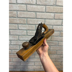 Stanley No. 27 Transitional Wood Bottom Plane (ca 1893-1899) Carpentry Woodworking Tool