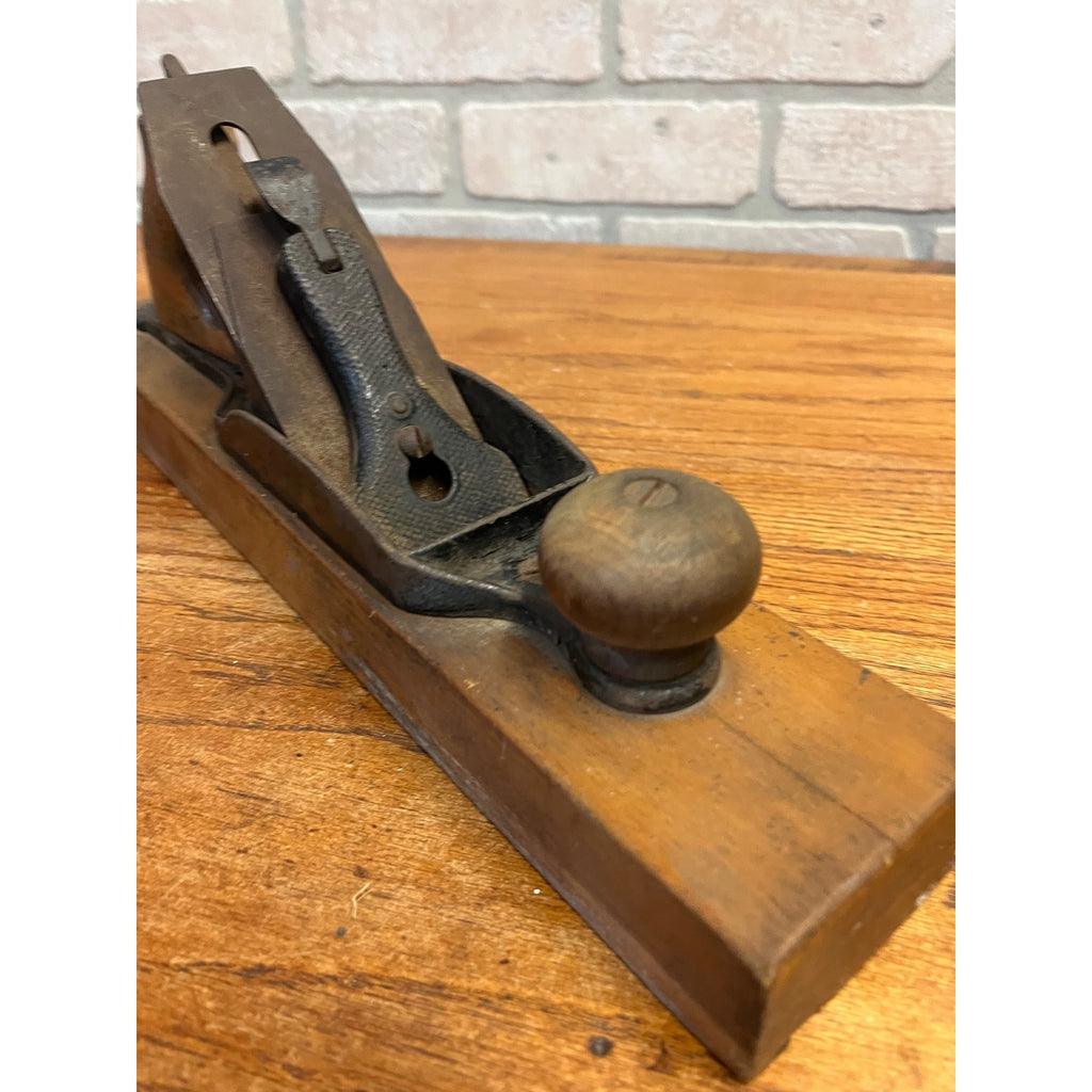 Stanley No. 27 Transitional Wood Bottom Plane (ca 1893-1899) Carpentry Woodworking Tool