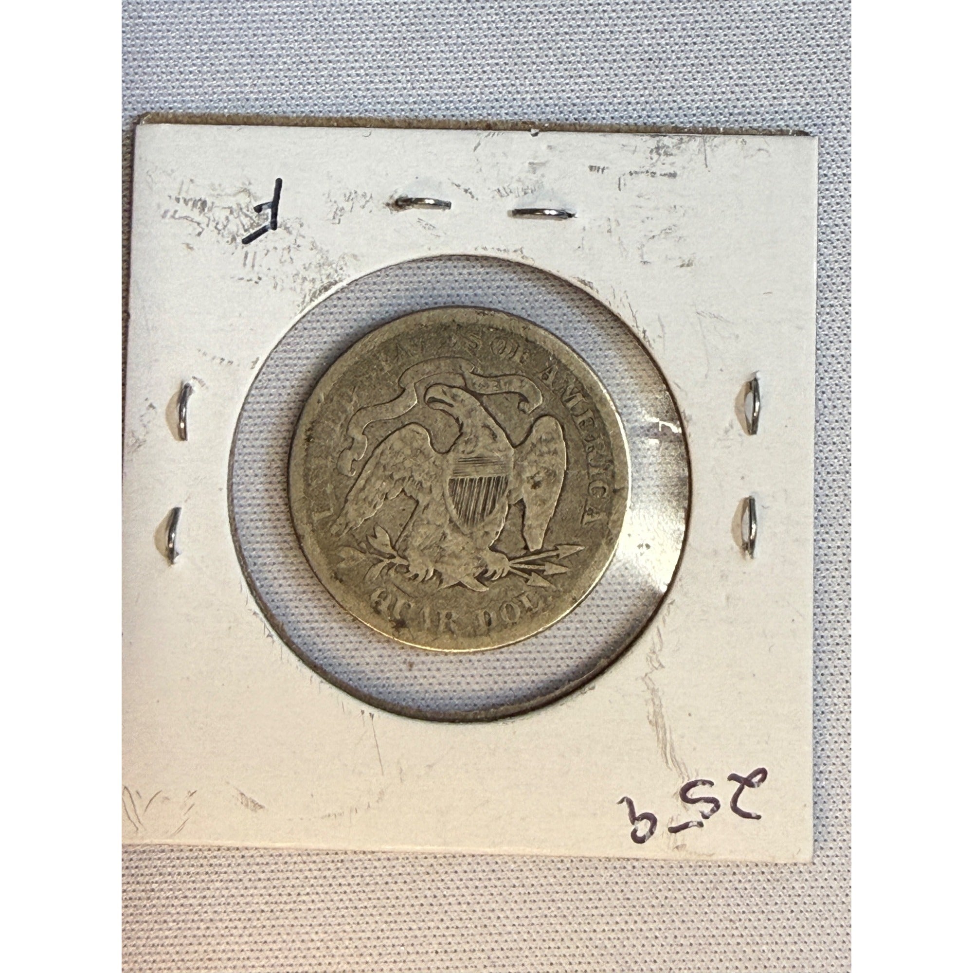 1877-P 25C SEATED LIBERTY SILVER QUARTER