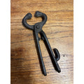 Antique Cast Metal Bull/Cow Nose Ring Pliers 8" Leader Clamps Vintage Farm Tool