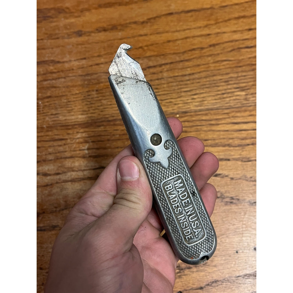 Vintage Stanley No. 199 Fixed Blade Utility Knife Box Cutter Tool Made in USA