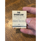 Vintage FULL Matchbook Advertising - The Overflow - Oshkosh, Wis