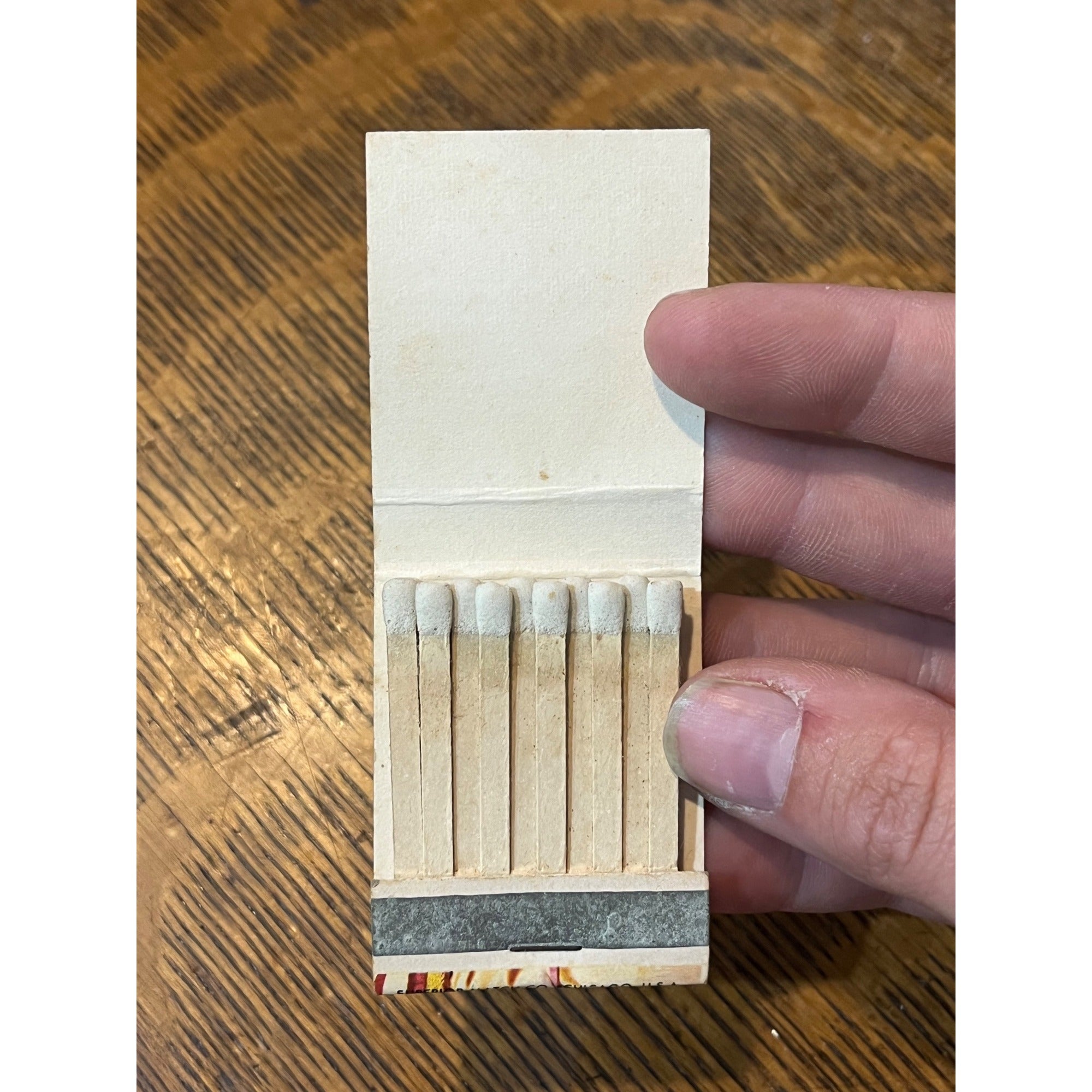 Vintage FULL Matchbook Advertising - The Overflow - Oshkosh, Wis