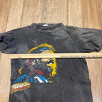 VTG 80s WILLIE NELSON Music Tour T-SHIRT SZ Small SINGLE STITCH 1980s Band Tee