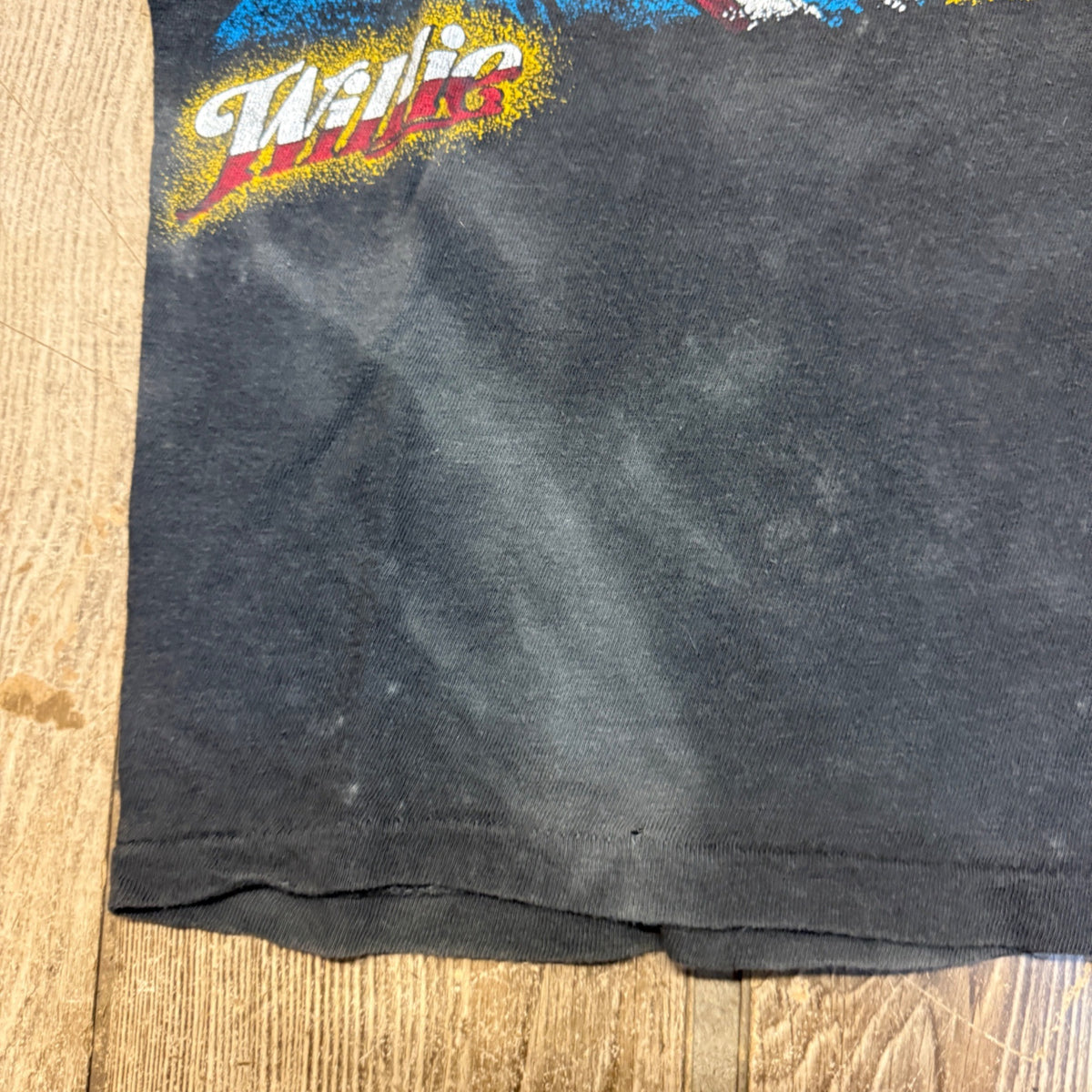 VTG 80s WILLIE NELSON Music Tour T-SHIRT SZ Small SINGLE STITCH 1980s Band Tee