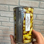 Vintage Cedar Creek Peanuts Keywind Tin Advertising Can Harrel Bros Eastman GA