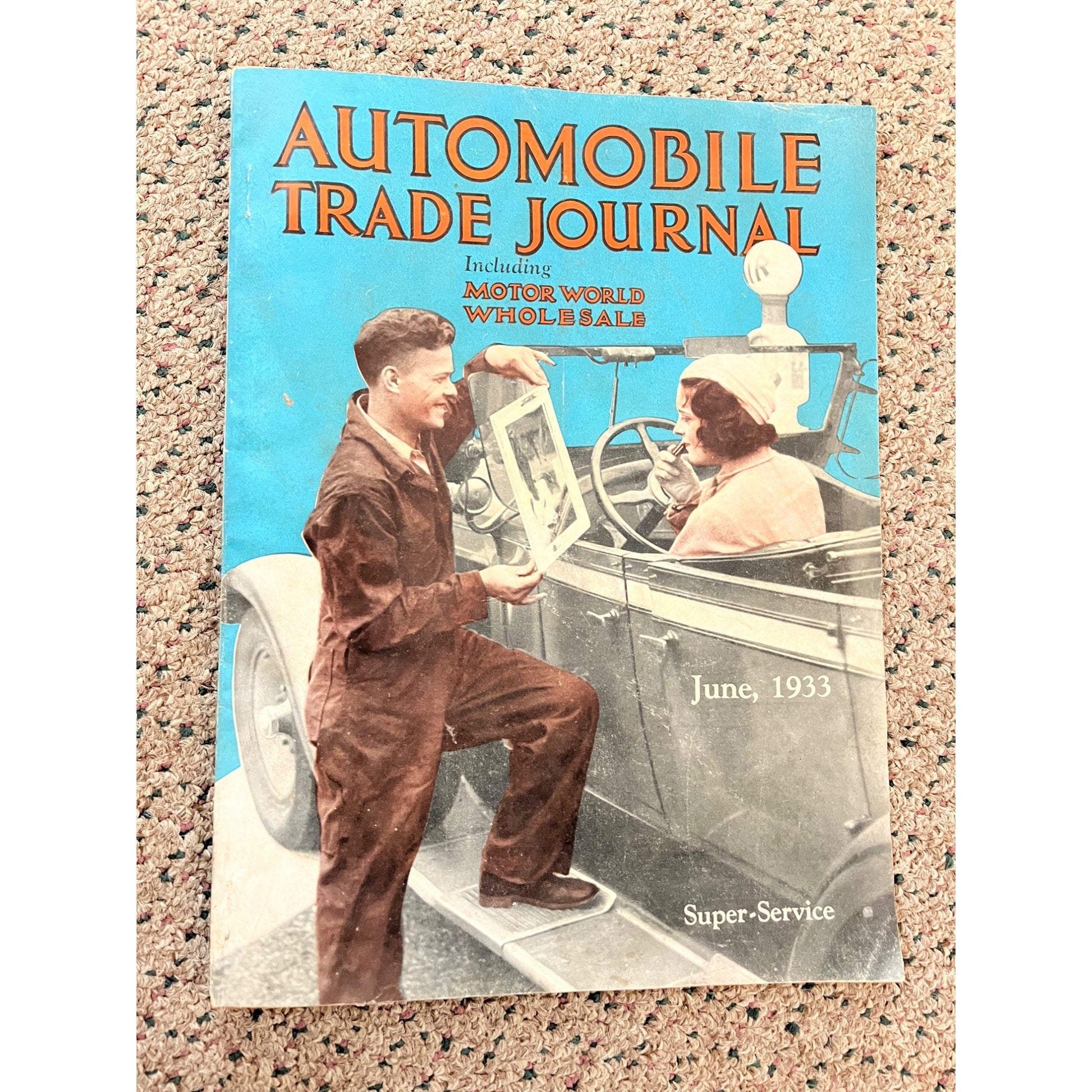 Automobile Trade Journal Magazine June, 1933 Issue - Vintage Advertisements