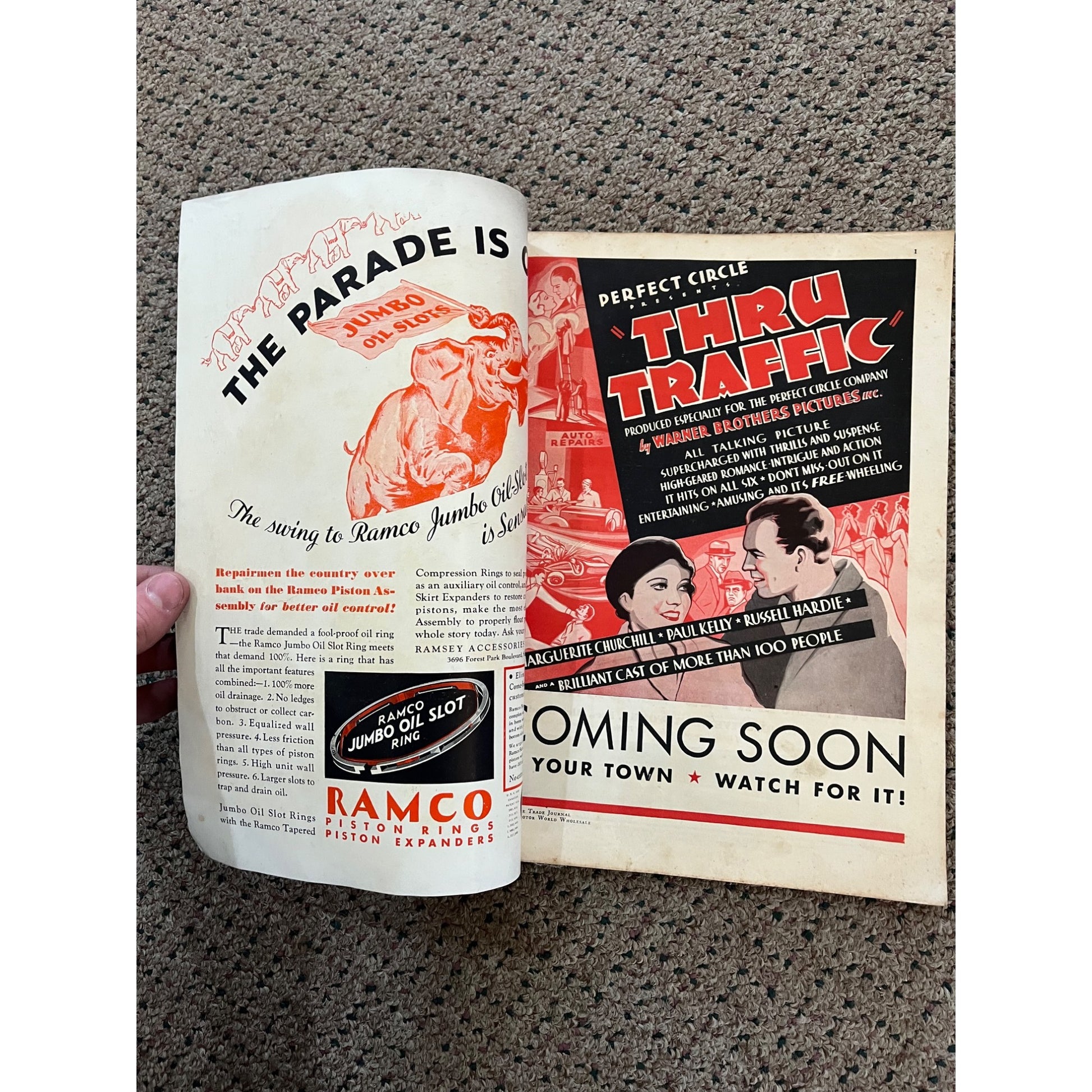 Automobile Trade Journal Magazine June, 1933 Issue - Vintage Advertisements