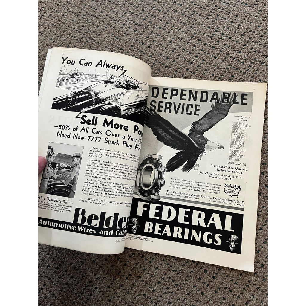 Automobile Trade Journal Magazine June, 1933 Issue - Vintage Advertisements