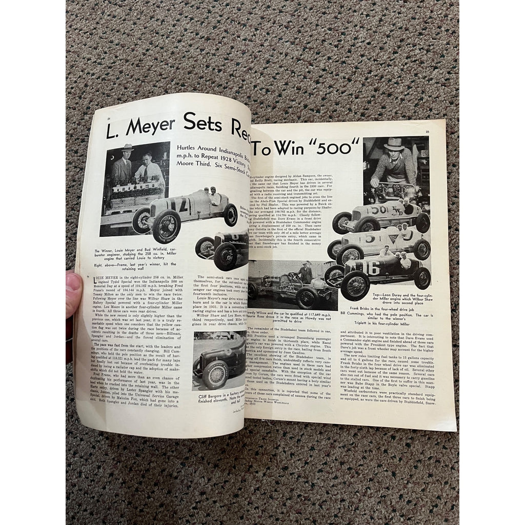 Automobile Trade Journal Magazine June, 1933 Issue - Vintage Advertisements