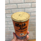 Antique Moth Jinx Moth Proofer Tin Can Pest Control Advertising Display