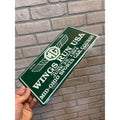Vintage Morgan Car "MG" Wings Run USA License Plate Mid-Ohio Sports Car Course 1994