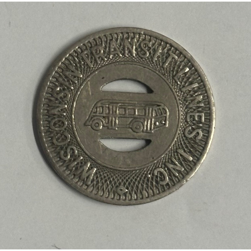 Vintage Wisconsin Transit Lines, Inc-Watertown, Wisconsin Transit Token WI