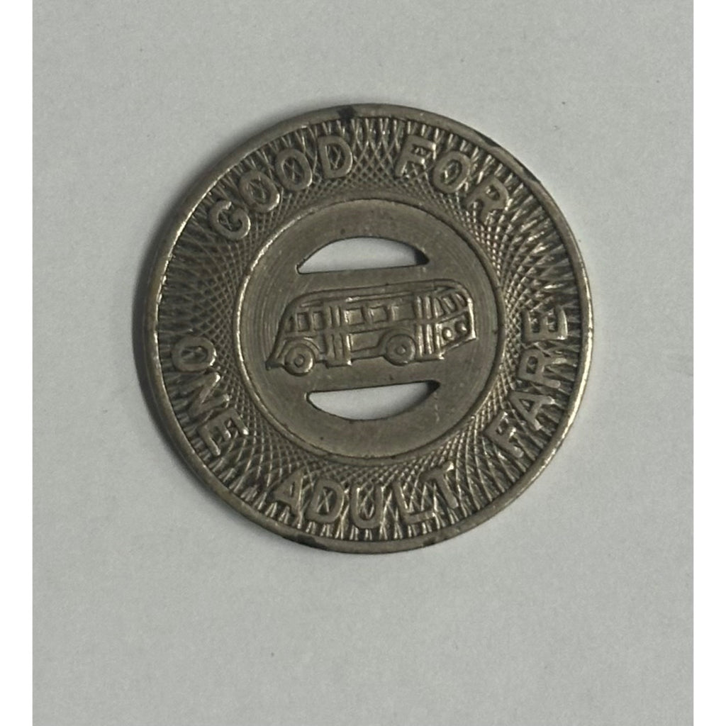 Vintage Wisconsin Transit Lines, Inc-Watertown, Wisconsin Transit Token WI