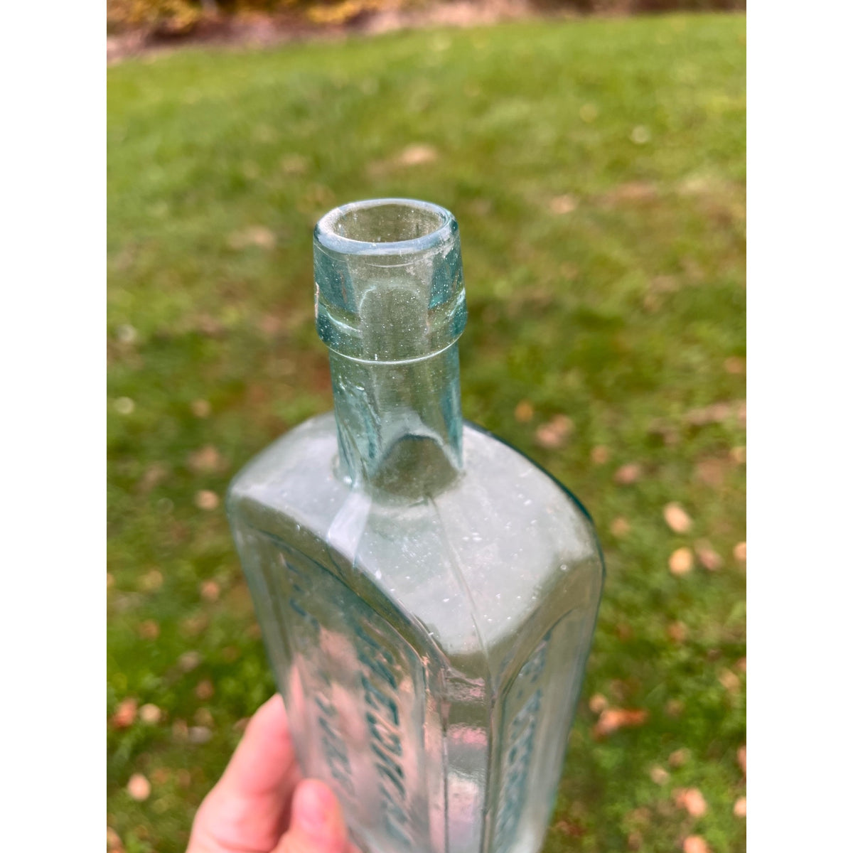 Antique 1890s Dr. Kennedys Medical Discovery Apothecary Medicine Embossed Bottle