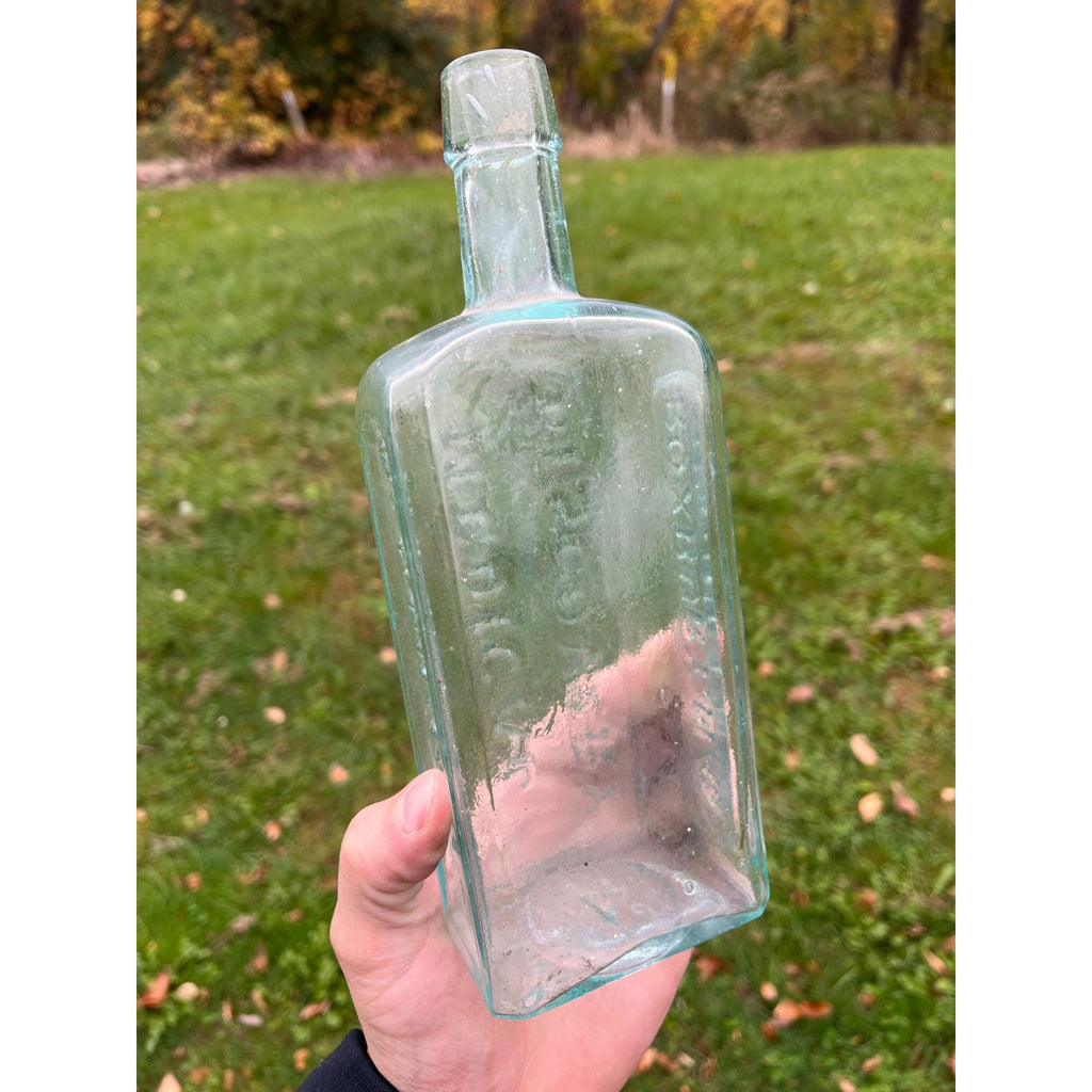 Antique 1890s Dr. Kennedys Medical Discovery Apothecary Medicine Embossed Bottle