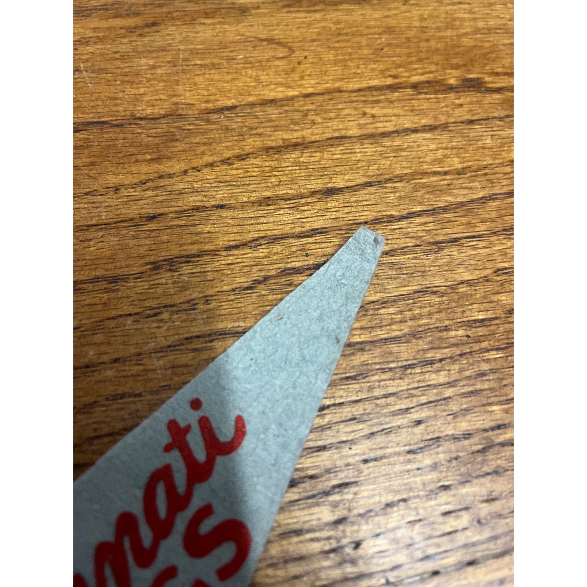 Vintage 1950s Cincinnati Redlegs Reds Mini Baseball Felt Pennant 9"