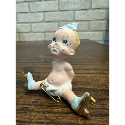 Vintage Freeman Mcfarlin (El Monte, CA) Crying Baby With Skates Figurine Figure