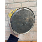 Vintage Red Dot Potato Chips Advertising Tin Can Kitchen Canister