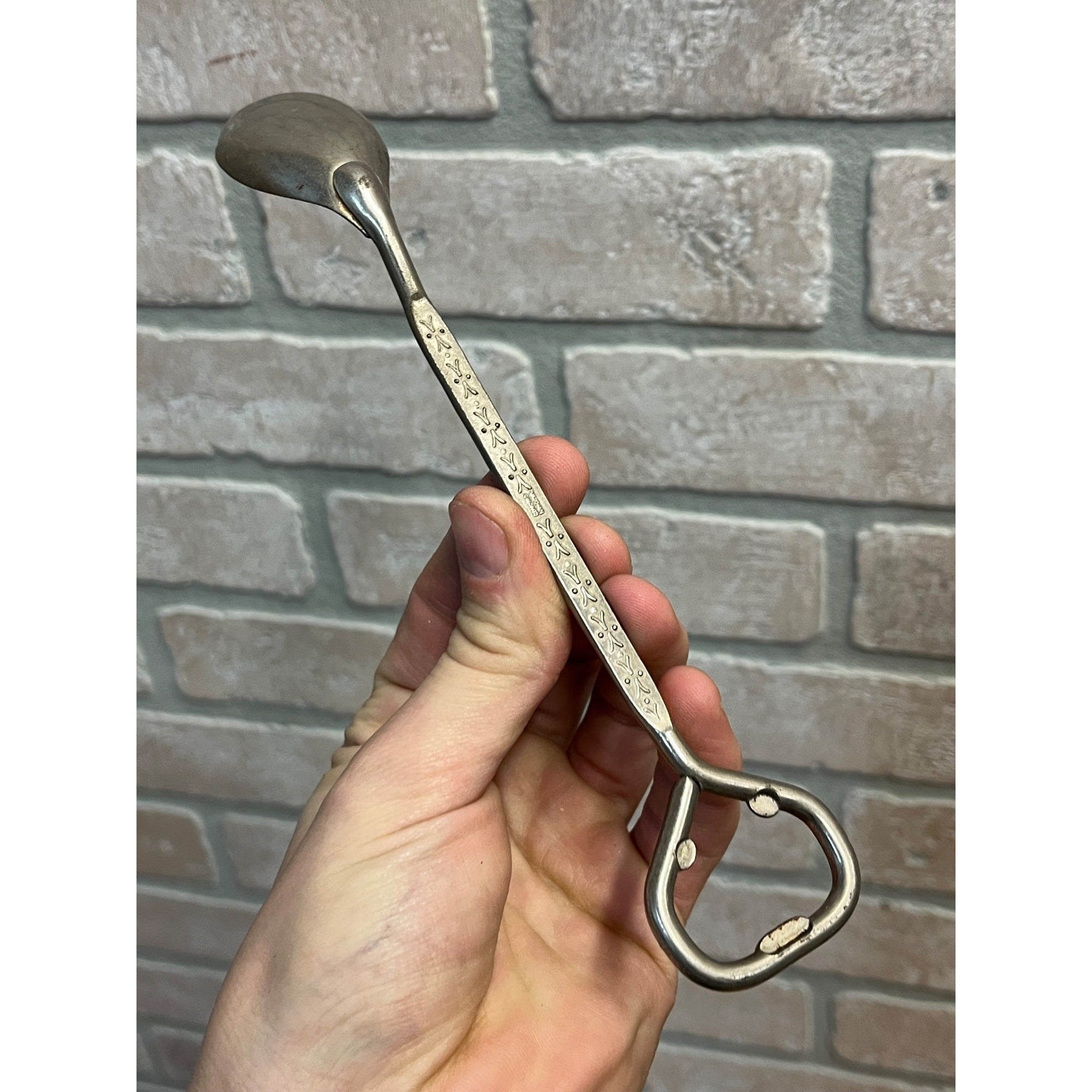 Vintage Blatz Pilsner Beer Metal Spoon & Bottle Opener Advertising Milwaukee Wis