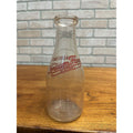 Vintage Corium Guernsey Dairy Farm Milk Bottle Fond du Lac Wisconsin Quart Wis