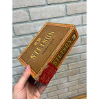 Vintage Stetson Panetela Cigars Advertising Box Empty Pressed Cardboard